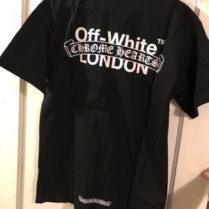 Off-White Chrome Hearts London Short Sleeve Tee
